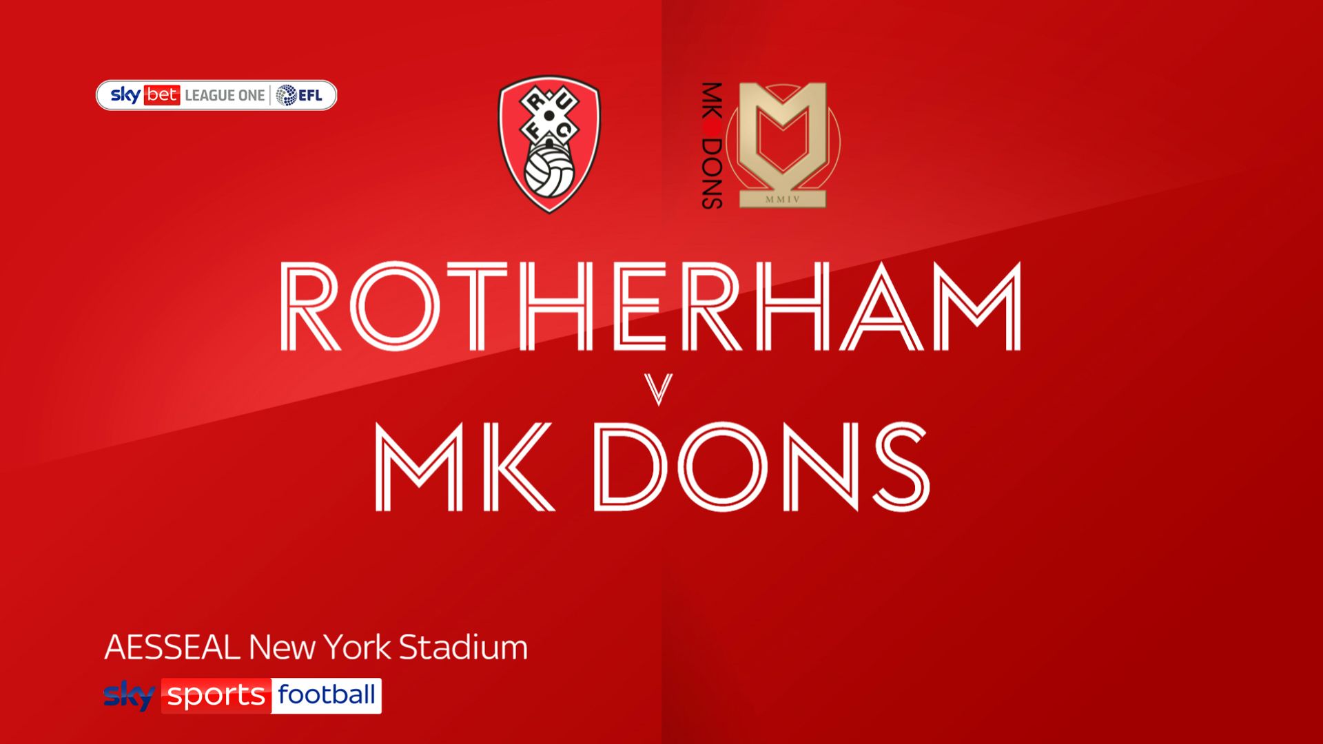 Leaders Rotherham beaten by 10-man MK Dons