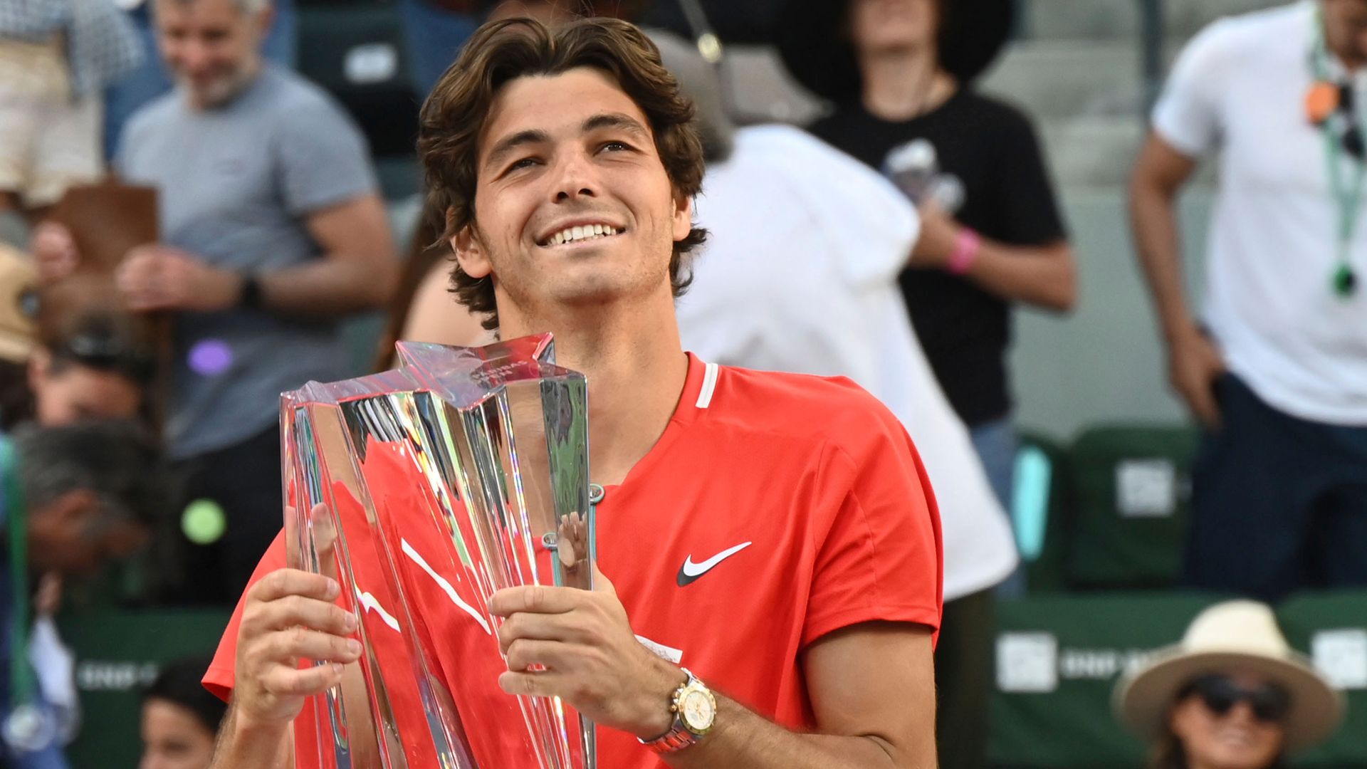 Fritz snaps Nadal's 20-match streak to lift Indian Wells title
