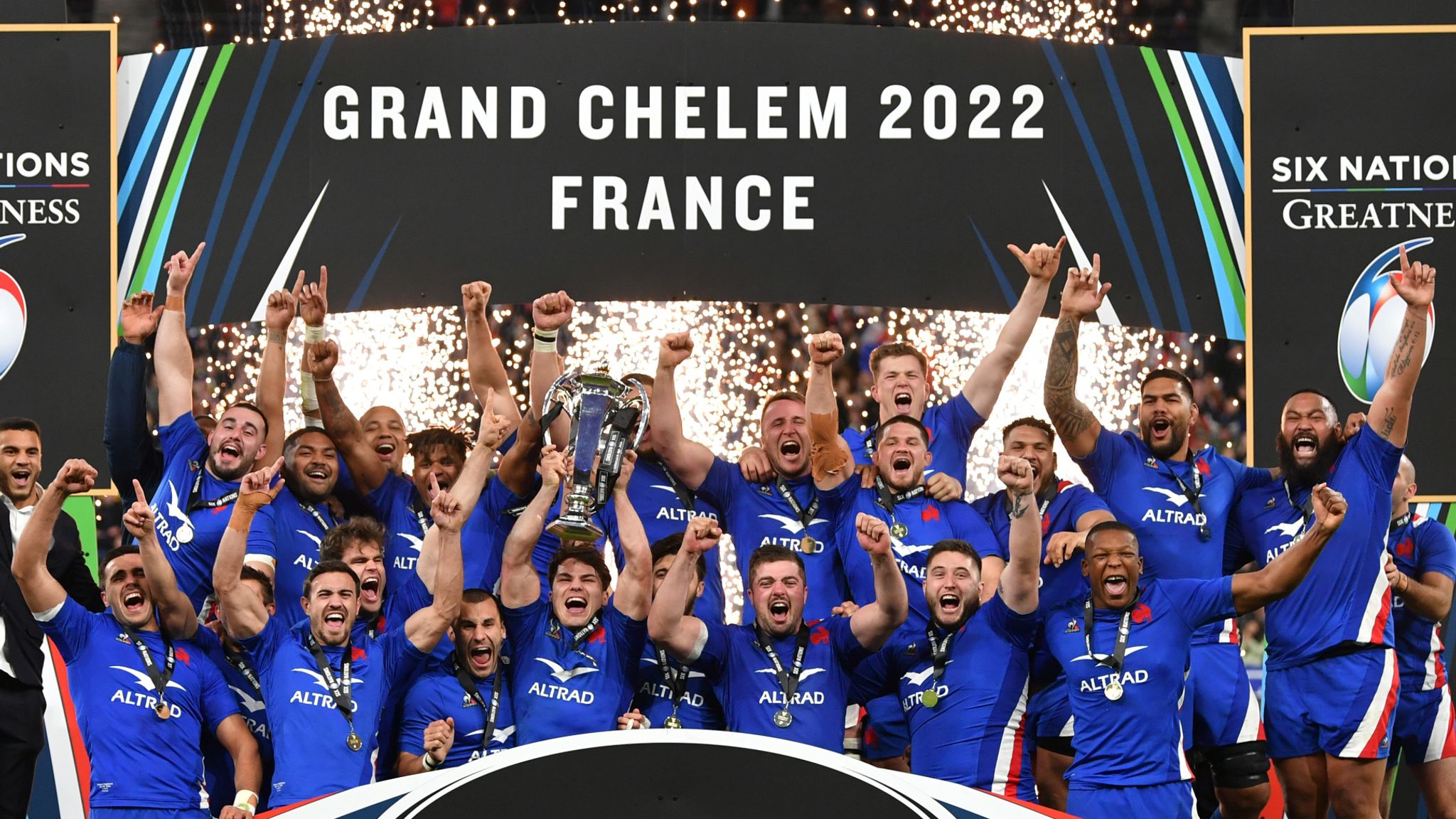 Six Nations Rugby  France are 2022 Guinness Six Nations champions!