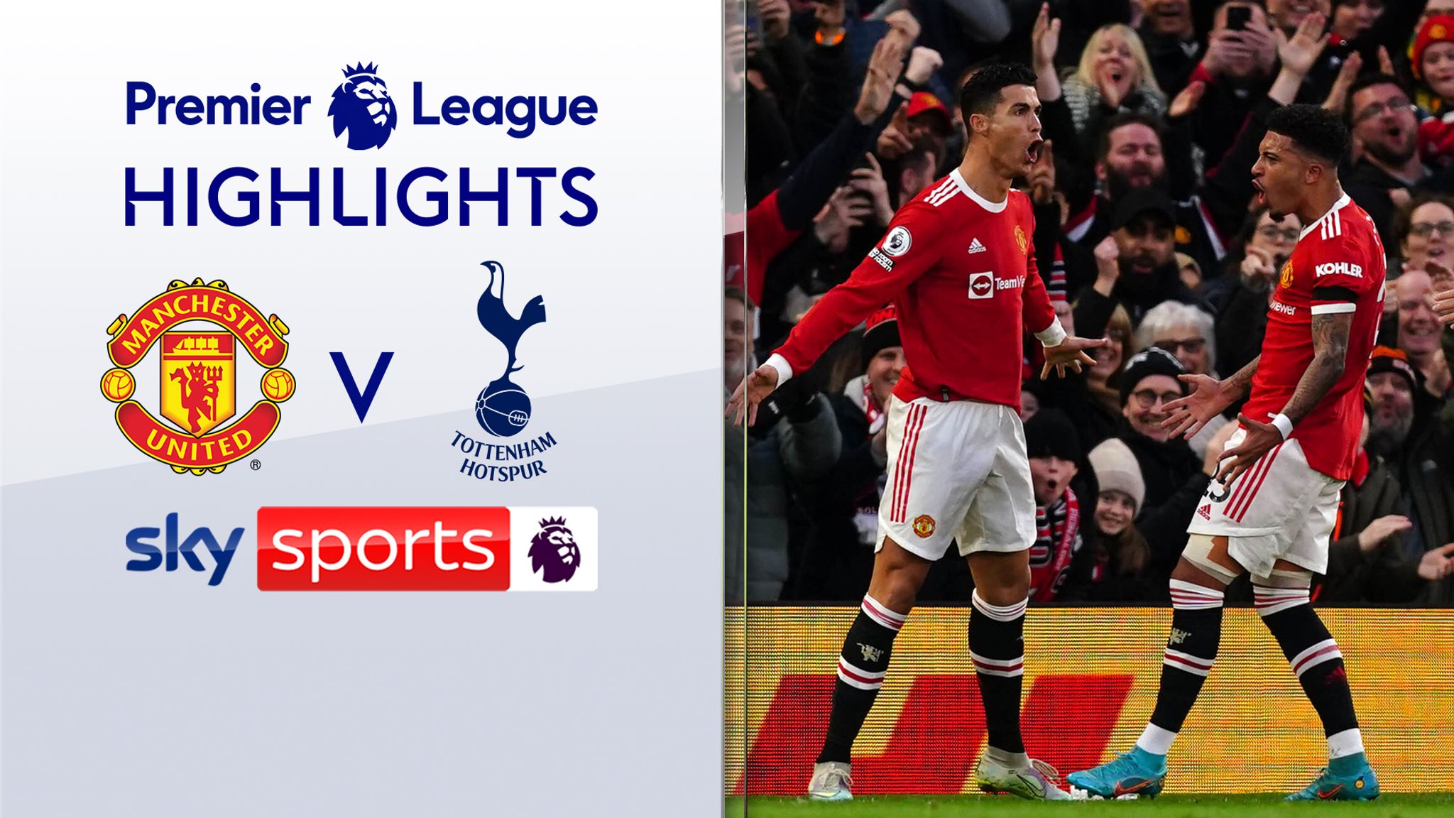 OTD Ronaldo scores three as Manchester Utd beat Tottenham 3 2 Video Watch TV Show Sky Sports