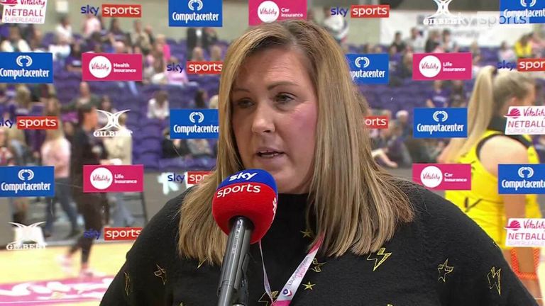 Listen to the thoughts of Manchester Thunder's head coach Karen Greig