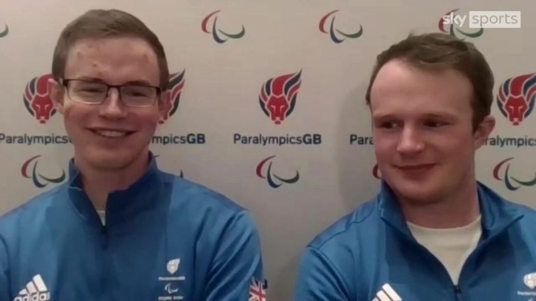 Great Britain's Neil and Andrew Simpson were full of pride after winning their second medals at the Beijing Winter Paralympics