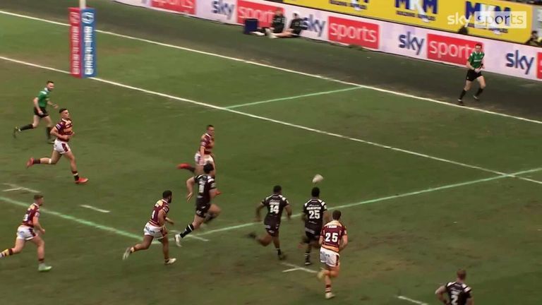 The best action from the Super League clash between Hull FC and Huddersfield Giants