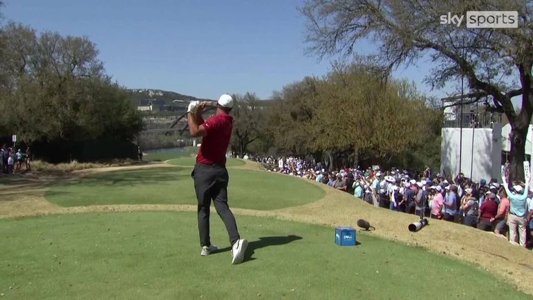 Brooks Koepka smashed a 443-yard drive on the 12 hole during last 16 game with Dustin Johnson at the WGC-Dell Match Play.