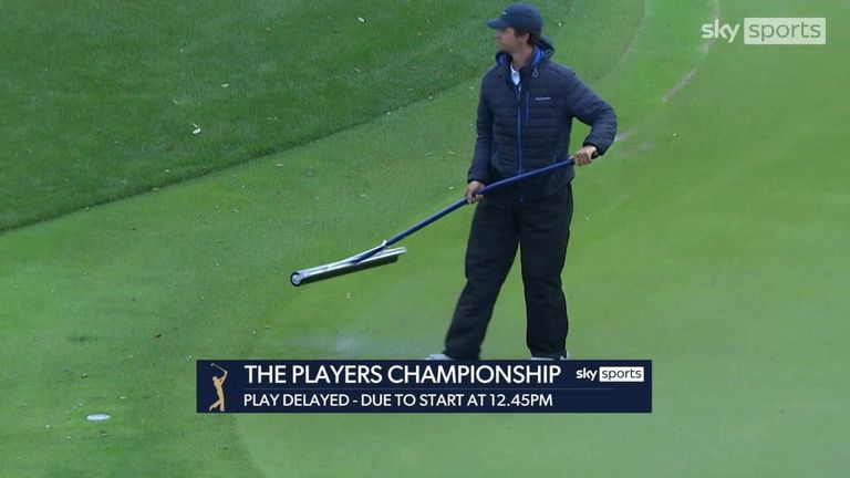 Sky Sports' Jamie Weir reports from Sawgrass where the weather has already had an effect on the opening round with the start delayed and further disruptions expected.