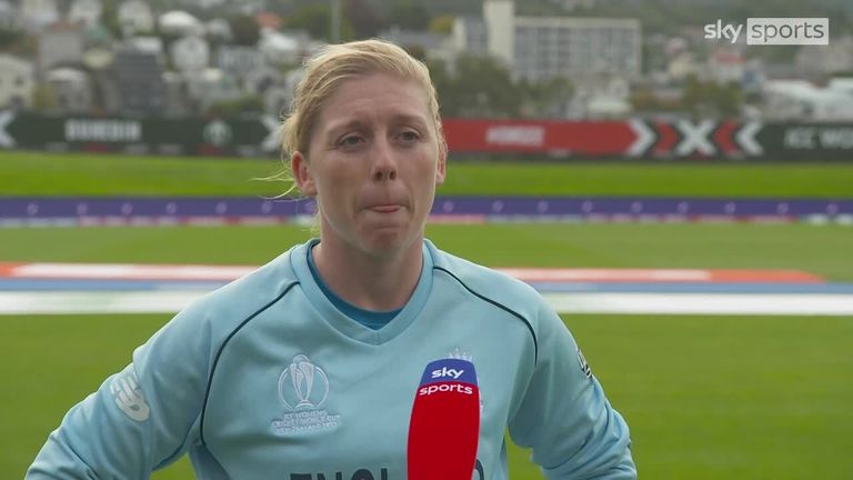 England captain Heather Knight was frustrated by her team's loss against West Indies