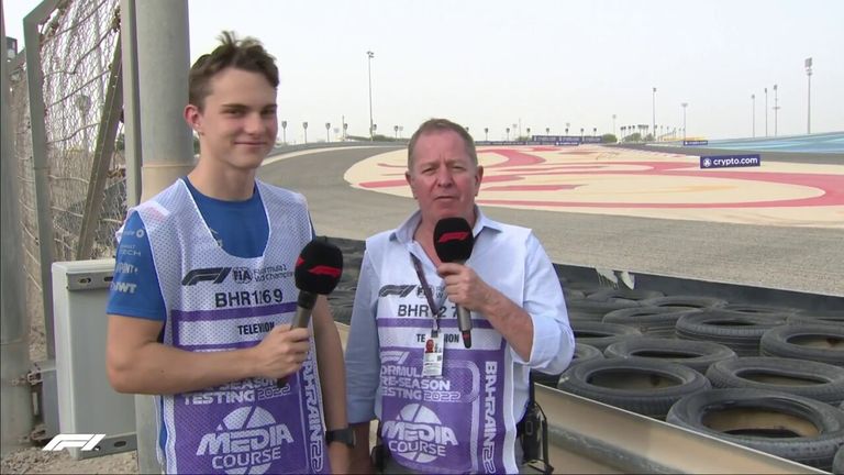 Martin Brundle is joined by F2 Champion Oscar Piastri trackside at Turn 10 to discuss his role as Alpine reserve driver.