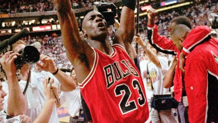 Michael Jordan was a six-time NBA champion with the Chicago Bulls in the 1990s
