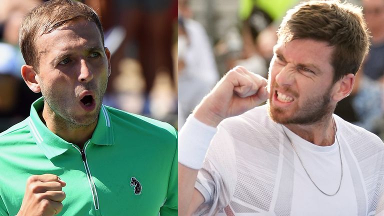 Dan Evans and Cameron Norrie both advanced to the next round on a hot day in the Southern California desert