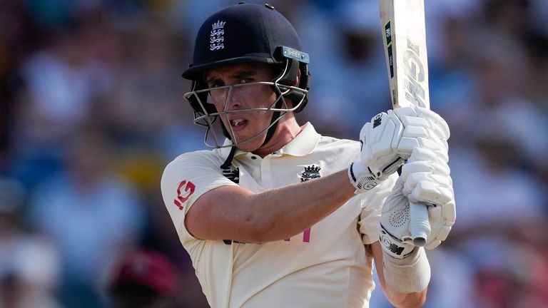 England No 4 Dan Lawrence followed his first-innings 91 with an adventurous 41 from 39 balls on the final day in Barbados