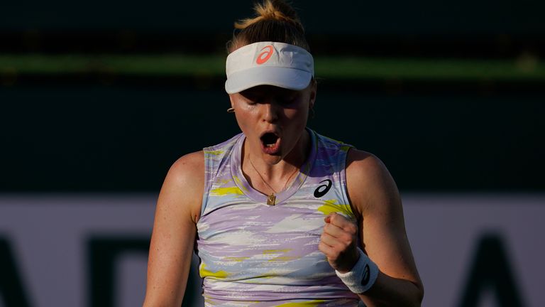 Harriet Dart has secured her first ever WTA quarter-final at the Nottingham Open.