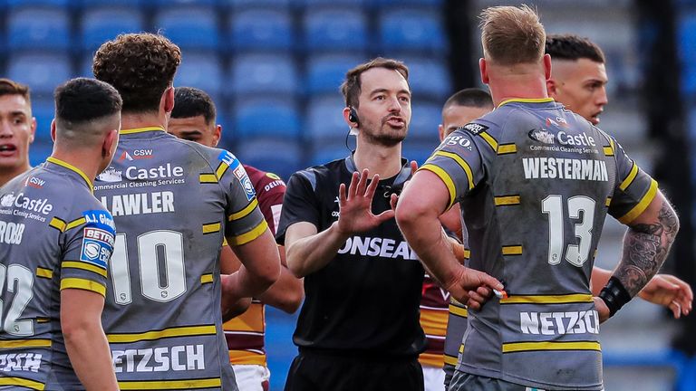 Castleford's game at Huddersfield last Saturday saw two players on each team sin-binned