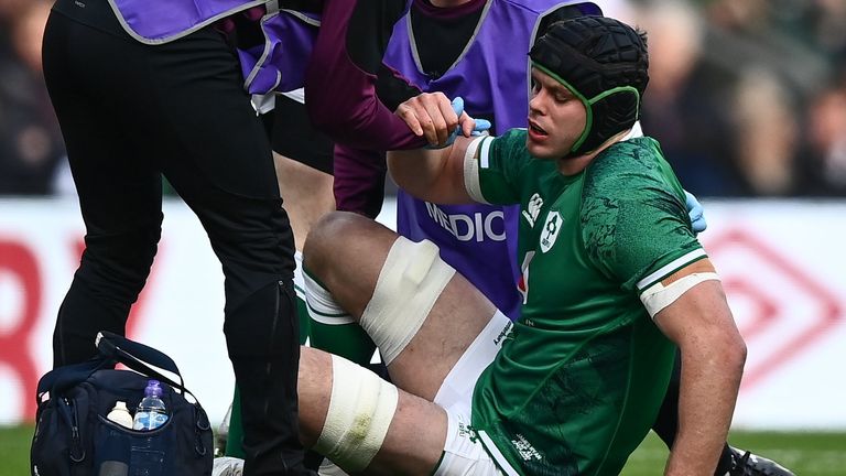 James Ryan did not play again after Ewels' sending off, and has had a number of concussions in his career to date 