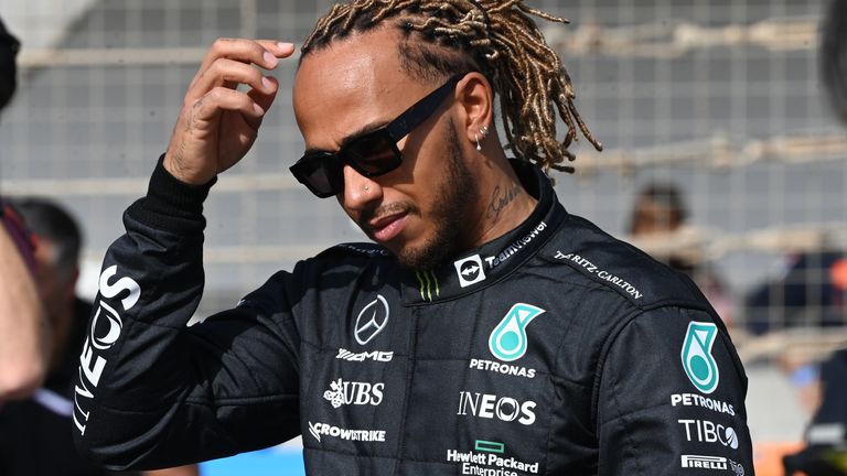 Lewis Hamilton posted a social media update declaring he is working on his 'masterpiece'