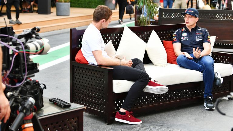  Verstappen sat down with Sky Sports F1's Paul Di Resta ahead of the Saudi Arabian GP