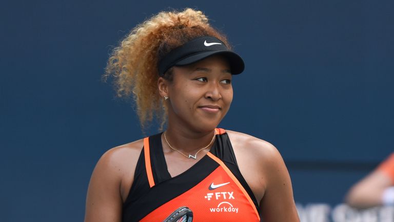 Naomi Osaka progressed into the quarter-finals in straight sets