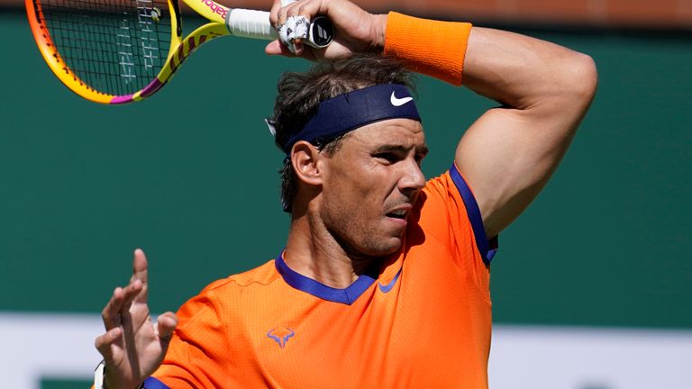 Rafael Nadal will be out of action for up to six weeks with a stress fracture of the rb