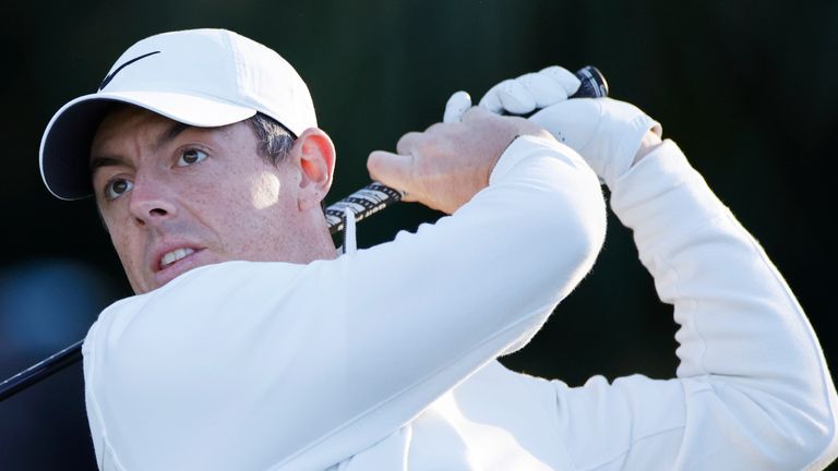 Three-time Masters champion Nick Faldo believes Rory McIlroy is 'knocking himself down' because he doesn't trust his swing enough in the big moments