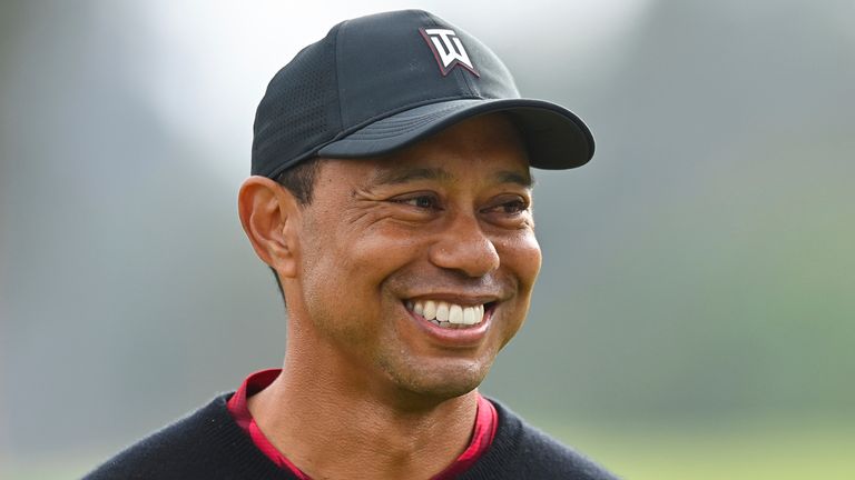 15-time major champion Tiger Woods had a practice round at Augusta ahead of the Masters - Sky Sports' Henni Koyack expects his involvement to come late.