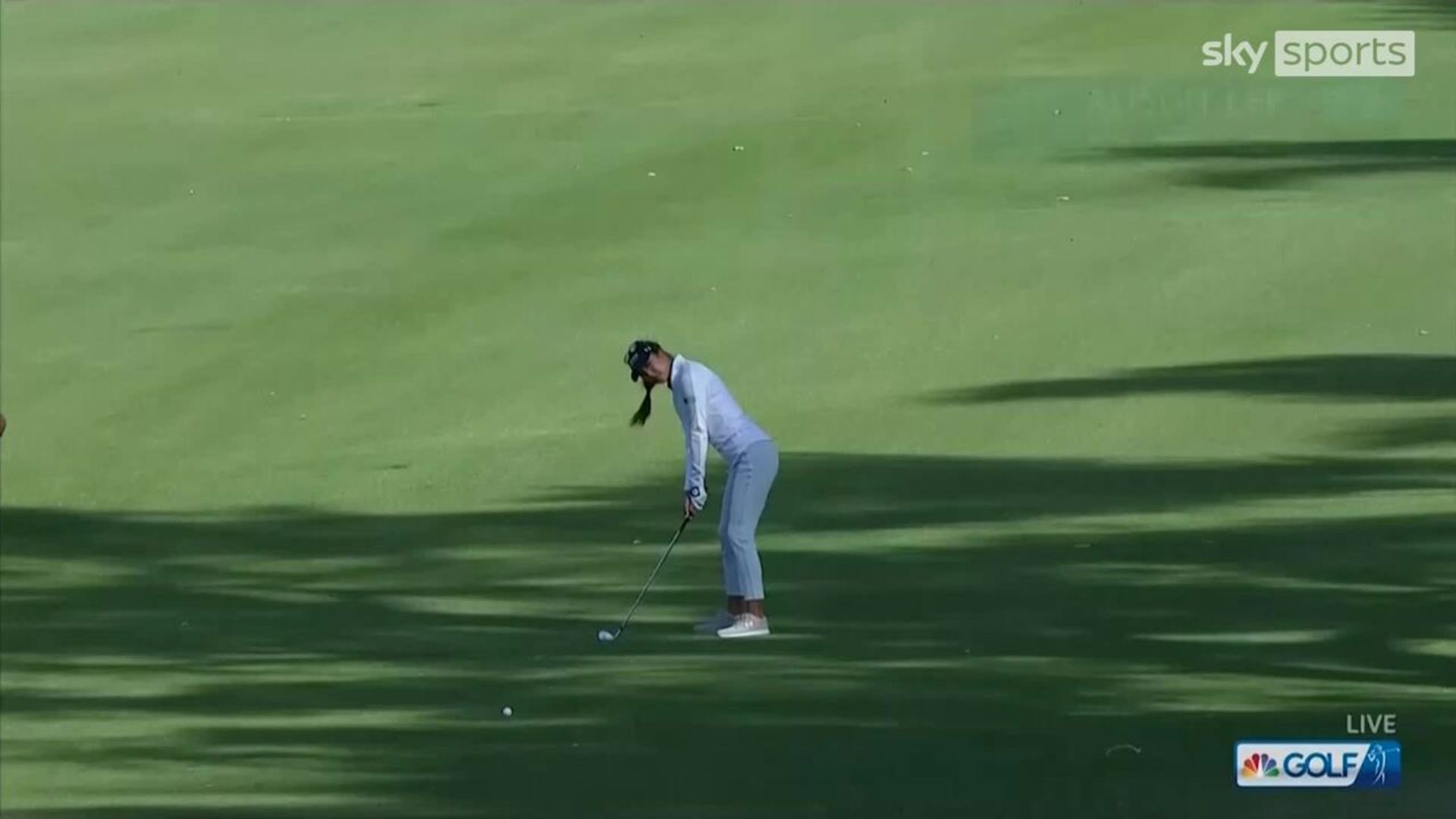 Lee shoots 66 at breezy Wilshire to take LA Open lead