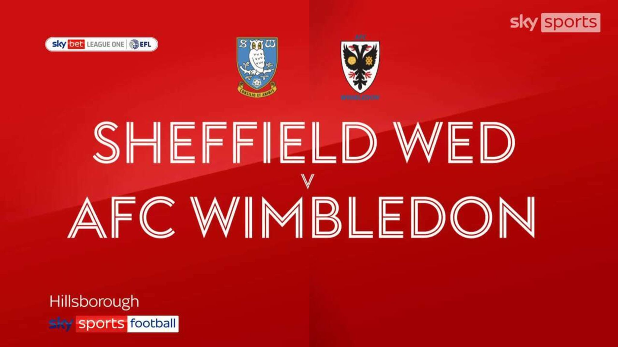 Sheffield Wednesday 2-1 AFC Wimbledon, League One highlights, Video, Watch TV Show