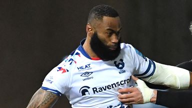 Semi Radradra struck the only try as Bristol earned a tight first Champions Cup Round of 16 first leg win at Sale 