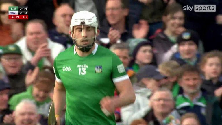 Limerick led at the break thanks to this score from Aaron Gillane