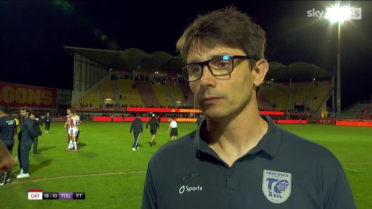 Toulouse head coach Sylvain Houles was left disappointed by his side's 18-10 defeat to Catalans Dragons