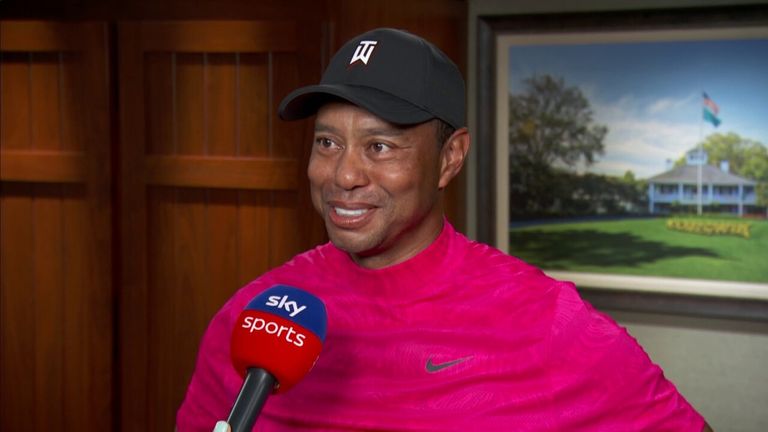 Tiger Woods says there is still a long way to go after carding an opening round of one-under-par in his first competitive start in over 500 days