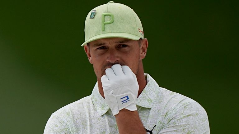 Bryson DeChambeau hasn't played since missing the cut at the Masters in April