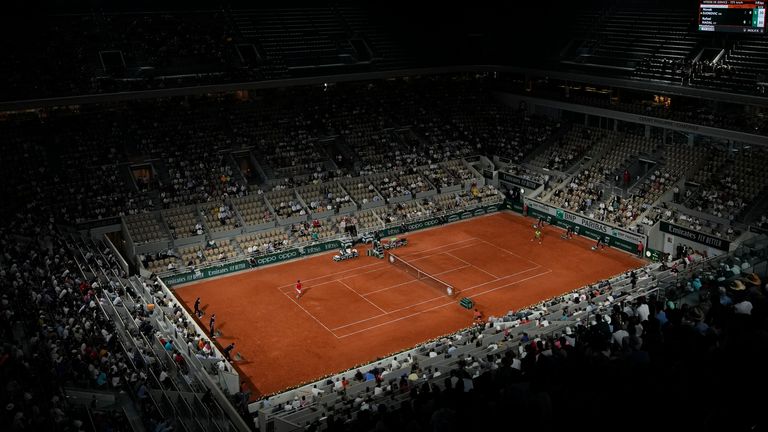 The French Open, which takes place before Wimbledon, have not banned Russian and Belarusian players 