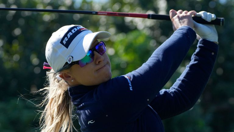 England's Jodi Ewart Shadoff is one shot off the lead in Hawaii