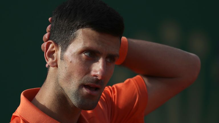 Novak Djokovic sufrió una salida anticipada en el Masters de Montecarlo ante el español Alejandro Davidovich Fokina