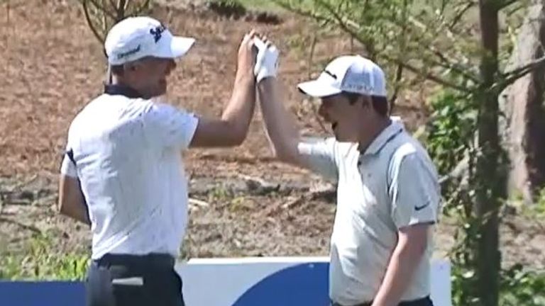 Scotland's Robert MacIntyre shot an incredible hole-in-one on the 14th hole during round one at TPC Louisiana
