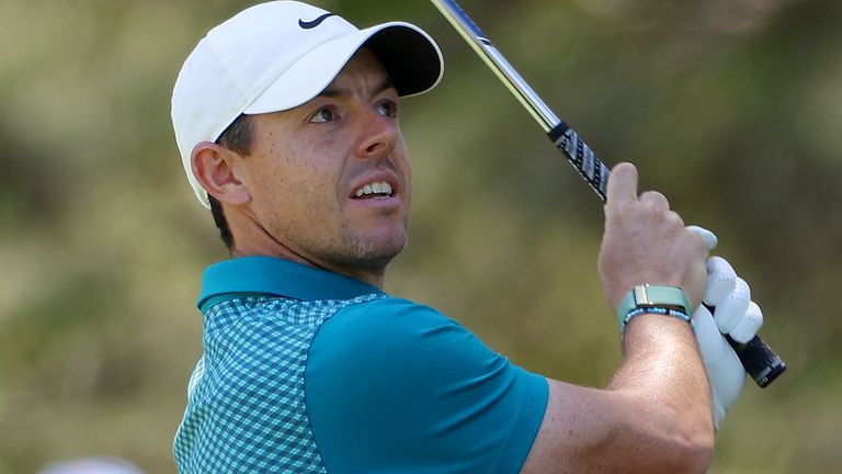 Rory McIlroy produced a majestic round of 64, one short of the course record at Augusta.
