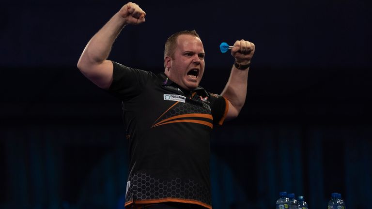 Dirk van Duijvenbode claimed his second PDC ranking title by edging out Ryan Searle on Saturday