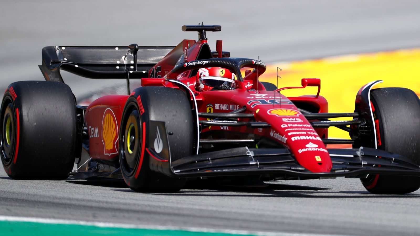 Spanish GP Qualifying: Charles Leclerc salvages epic pole after spin as Max Verstappen suffers late issues