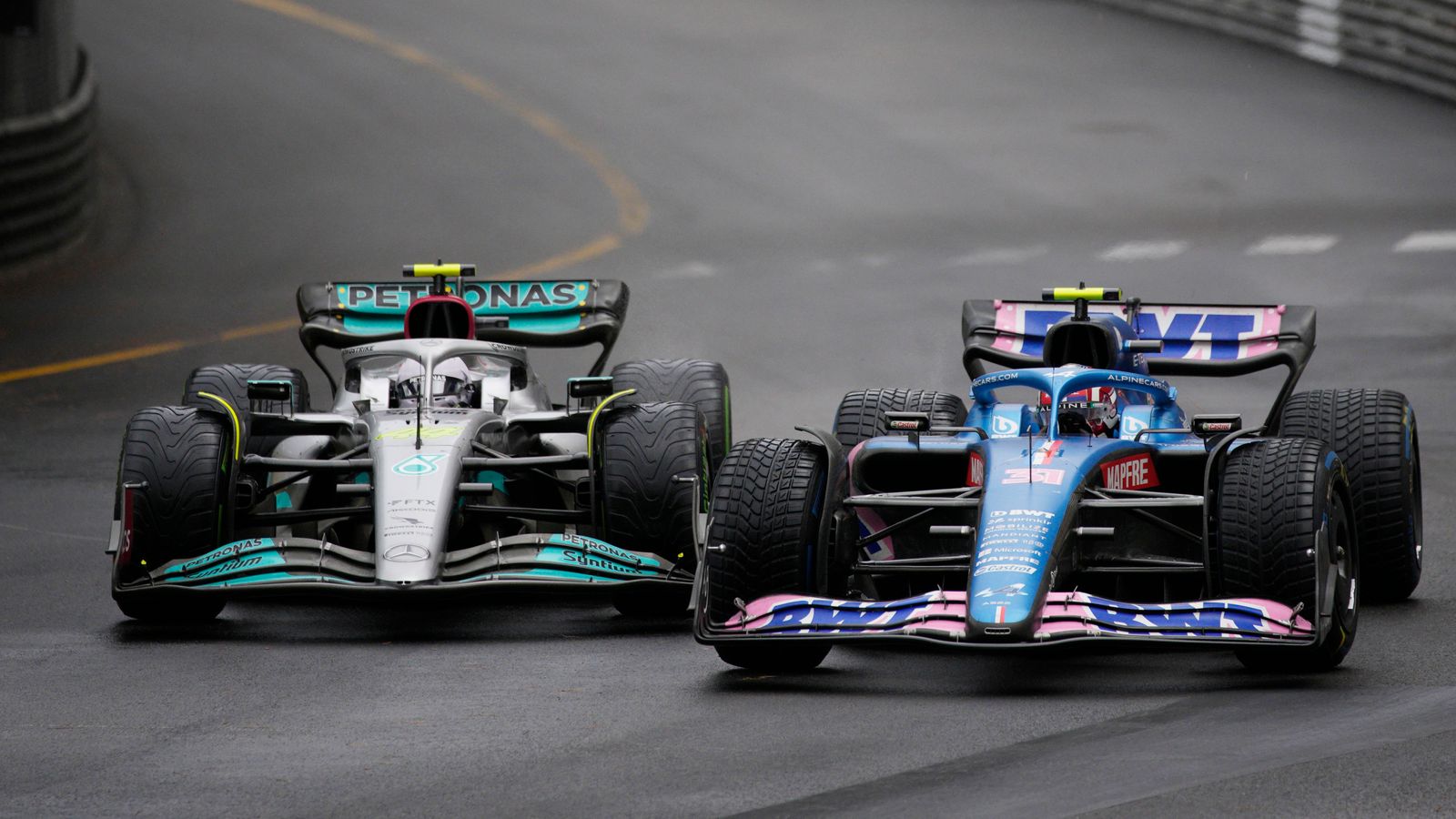 Monaco GP: Esteban Ocon hits out after penalty for collision with Lewis Hamilton