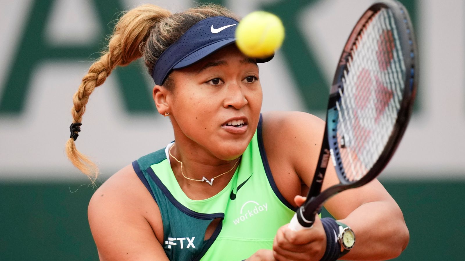 Naomi Osaka knocked out of French Open in first round