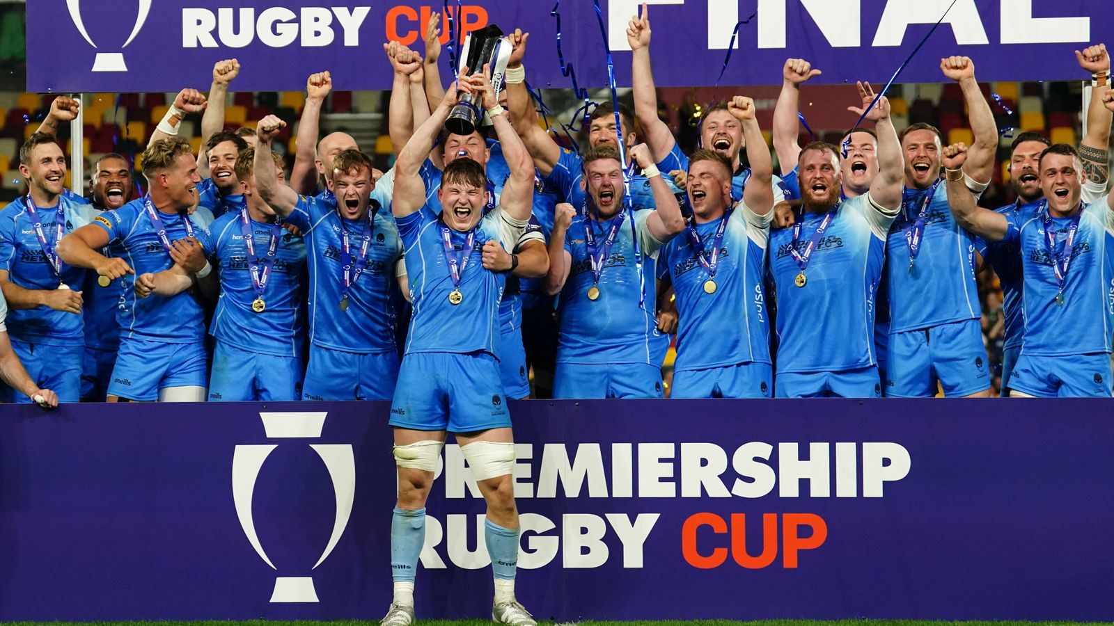Premiership Rugby Cup Final Worcester win after dramatic extra time deadlock to claim first major trophy Rugby Union News Sky Sports