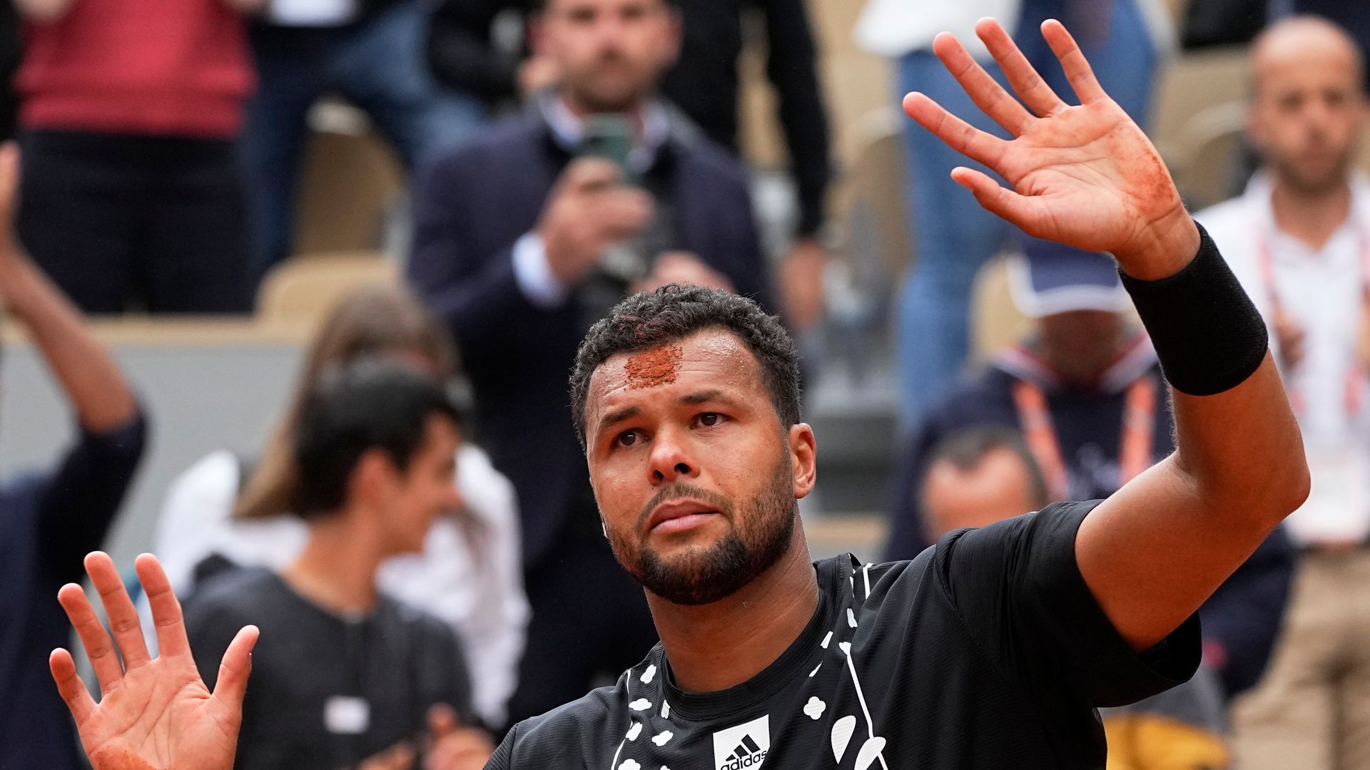 Tsonga 'emotional' following retirement