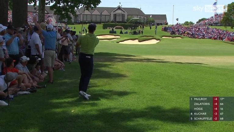 McIlroy birdied his final hole of the day to regain the solo lead at Southern Hills. 