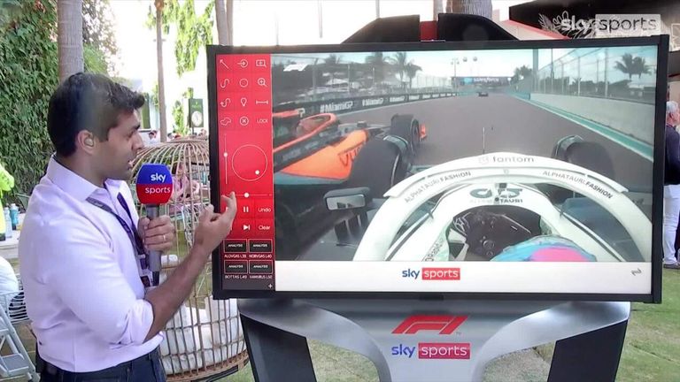 Sky Sports Karun Chandhok discusses the collision between Pierre Gasly and Lando Norris and the battle between the two Mercedes drivers Lewis Hamilton and George Russell 