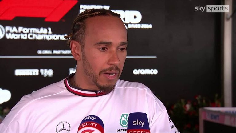 Despite only qualifying sixth, Lewis Hamilton was ecstatic with the improvements Mercedes have made in Spain.