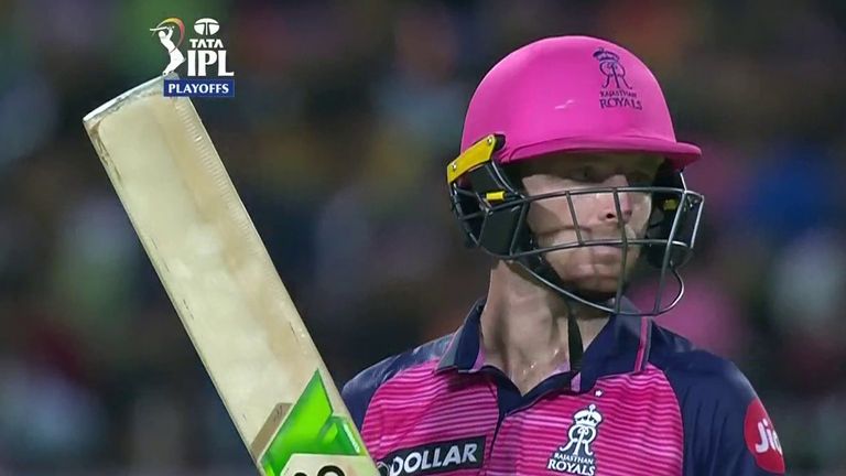 Buttler's innings contained 12 fours and two sixes
