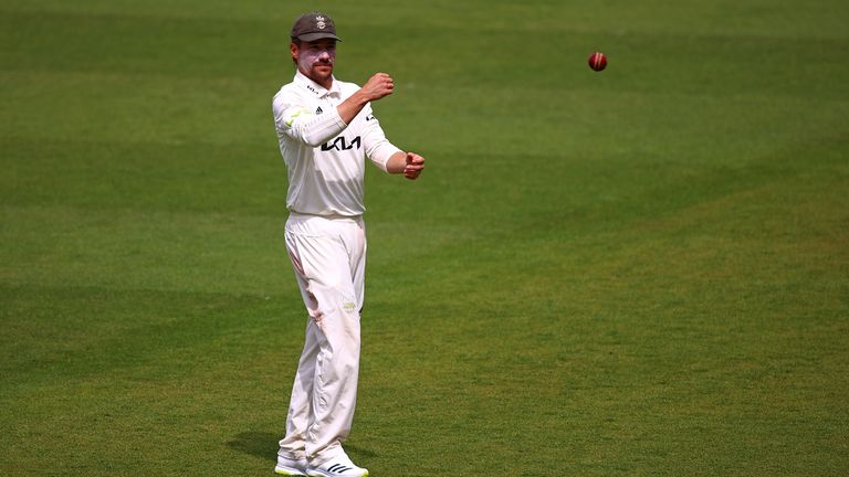 Rory Burns' century on the opening day helped set up a third straight victory for Surrey at the Kia Oval