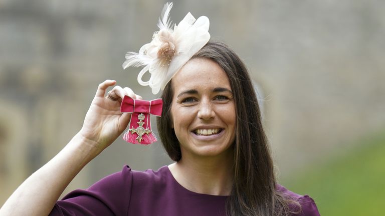 English rugby star Emily Scarrett has been named MBE.