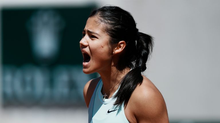 Emma Raducanu was knocked out of the French Open in the second round