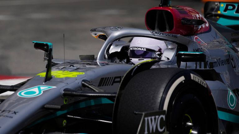 Lewis Hamilton says that the Monaco circuit is the bumpiest he has ever experienced as he struggled during practice in the Mercedes.