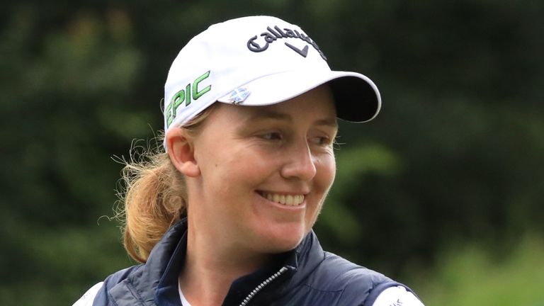 Dryburgh competes regularly on the LPGA Tour, with his best achievement so far in 2022 being a 21 . stake 